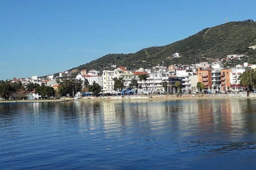 Amazing Sea View-Neos Pyrgos Beach -Evoia Greece نيوس بيرغوس المظهر الخارجي الصورة
