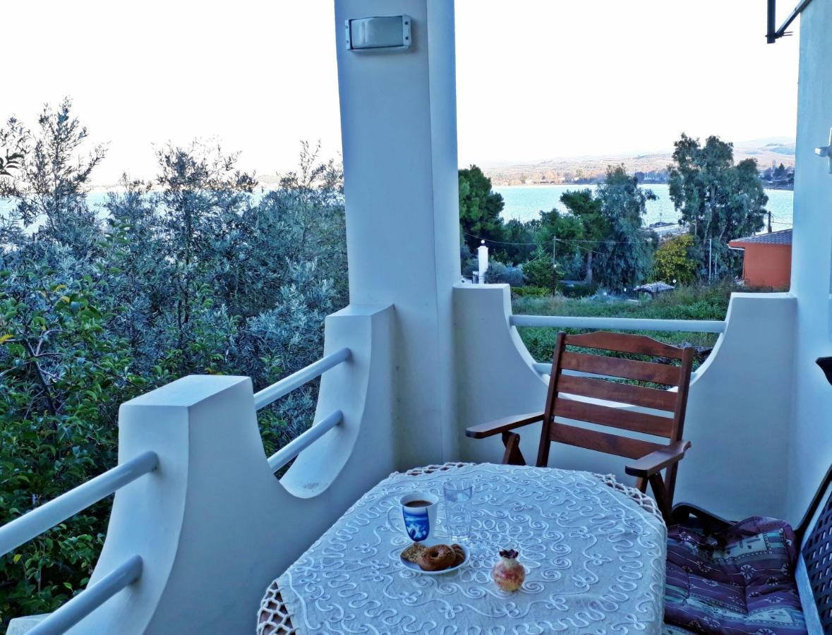 Amazing Sea View-Neos Pyrgos Beach -Evoia Greece نيوس بيرغوس المظهر الخارجي الصورة